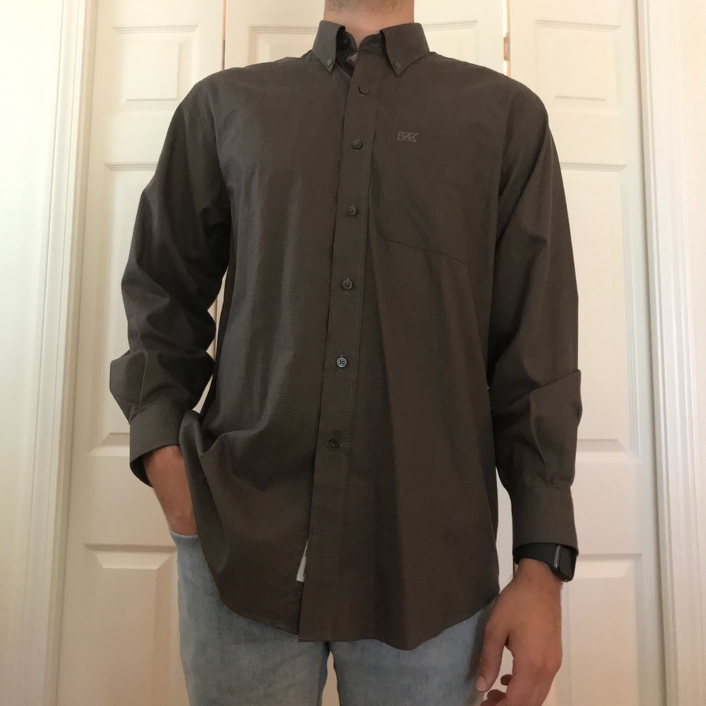 New Cutter & Buck Long Sleeve Button Down